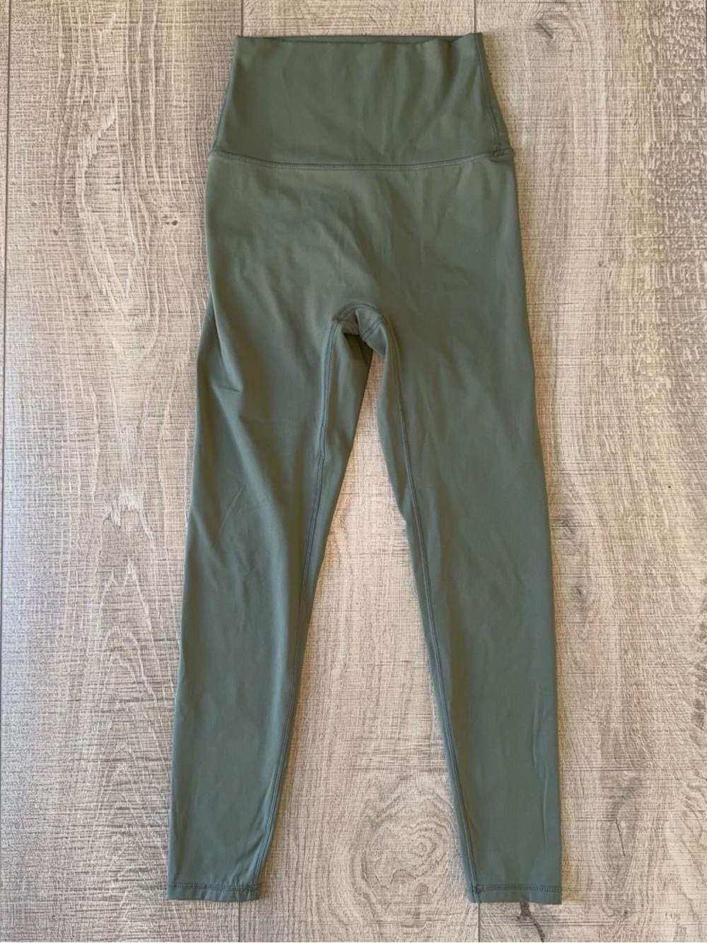 Army Green High Waisted Leggings Size Small